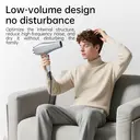 CONFU high-speed hair dryer 8955 silver, 21,000 rpm, 7-speed mode adjustment, 2300W power image 5