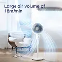 Airmate Air Circulation Fans with Adjustable Height [0.45~1.08m], 3 Blades,10m Wind Distance, Knob Control, Detachable & Portable,New Arrival image 6