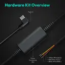 BOTSLAB Ensemble de matériel intelligent pour caméra de tableau de bord Type-C image 2