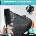 Triplast  Pallet Wrap 400mm x 250m, 17mu Black 1 Roll image 3