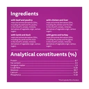 Whiskas 1+ Duo Meaty Combos Adult Wet Cat Food Pouches in Jelly 12 x 85g image 8