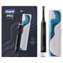 Oral-B Pro 3500 Electric Toothbrush Riso Design Edition, 1 Replacement Brush & Travel Case, Pressure Control, 3 Cleaning Modes, Long Lasting Battery, Black image 0
