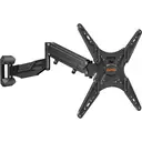 TV Wall Bracket Height Adjustable Gas Spring Arm Monitor Wall Mount for Most 23"-55" LED, LCD, OLED Flat or Curved TVs with VESA 100x100-400x400mm up to 25KG, Full Motion Corner TV Mount image 0