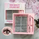 MeoMagic F29 Kit d'extensions de cils avec pince et colle - 120 pièces image 1