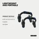 Support de barre de pompes avec structure solide antidérapante, portable pour l'entraînement fitness à domicile, poignées de barres de pompes pour les exercices au sol. image 0