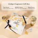 Zooly Coffret cadeau Temple Antique au bois d’agar - Bougie parfumée et diffuseur de parfum à bâtonnets (Ginkgo, 70 g de cire + 50 ml de diffuseur), 1 coffret image 1