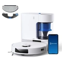 ECOVACS DEEBOT N20 PLUS Robot Vacuum - 8,000Pa Suction, With Mop, 300 Mins Runtime, ZeroTangle Technology, Bagless PureCyclone Self-Empty Station, LDS Navigation image 0