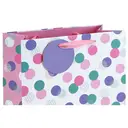 Pink Polka Dot Gift Bag Large 26.5 (W) x 33 (L) x 14cm (H) image 1