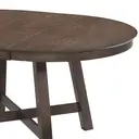 Dining Table Roseville Extendable Round/Oval 115x115-154cm Walnut image 4