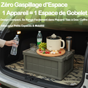 IAGREEA Klootwijk Autocuiseur électrique portable 1,6 L - Mini appareil à ramen, polyvalent, sans surveillance, antiadhésif, avec protection contre l’ébullition à sec, pour nouilles et soupe aux œufs, compact pour chambre d’étudiant et bureau (beige) image 2
