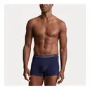 Ralph Lauren Stretch Cotton Trunk 3-Pack - Red/White/Cruise Navy image 1