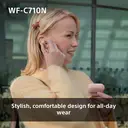 Sony WF-C710N Noise-Cancelling True Wireless Earbuds (Pink) image 5
