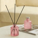 Zooly Embossed Cup Reed Diffuser - Pink Peach Oolong, 100ML, 1 Set image 0