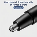 ochama Tondeuse électrique compact pour le nez avec 3 têtes de coupe image 1