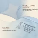 BAMBOO COOL Womens Briefs Underwear Lady Breathable Knickers with Mid Waist Color Group D M (5 Pack) image 4