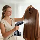 Aucma Handheld Garment Steamer,1800W High-Efficiency Steam,Steam Iron - 260mL Large Capacity Water Tank,Includes Bristle Brush，Easily Removes Wrinkles,Lightweight Design,Suitable for Home,Office,and Travel image 5