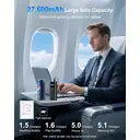 AsperX Laptop Power Bank, 27,600mAh 162.5W Aluminum Unibody PD3.1 Fast Charging Portable Charger Power Bank, 99.36Wh Battery Bank for MacBook Pro/Air/iPhone 16/iPad/S25 Ultra/Dell/HP (Flight-Approved) image 1