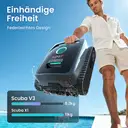 [AI Version] Aiper Scuba V3 Poolboden- und Wandeinheitsroboter mit KI-Vision, Leichter kabelloser Poolstaubsauger mit App, Starke Saugkraft, 3 μm Filter, Ideal für Pools bis zu 200 m² image 2