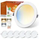 ALUSSO spot encastrable LED 230 V 15 W IP44, pour salle de bains, blanc chaud/neutre/froid, classe énergétique F image 0