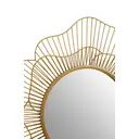 Interiors by Premier Wall Mirror Matera Flower Gold 80x80cm image 2