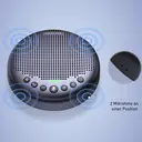 EMEET Bluetooth Conference Speaker Daisy Chain Set with 8 Microphones, 360° Voice Pickup, and AI Noise Reduction image 3