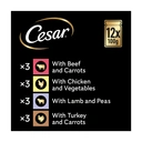 Cesar Deliciously Fresh Dog Food Pouches Mixed Selection in Sauce 12x100g image 7