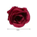 Wei’s Moment 20Pcs Artificial Flowers Roses, Real Touch
 Foam Roses, Fake Flowers Rose for DIY Wedding Bridal Bouquets Baby Shower Table Centerpieces Home Decorations, Cream Burgundy image 4