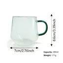Ju7cer Tasse en verre 280 ml  - Vert image 6