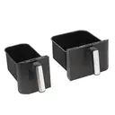 Haden Dual Basket Air Fryer - 9.5L, 2400W, Preheat And 12 Preset Cooking Functions, Sync Finish And Match Cook Technology, Healthy & Oil-Free image 3