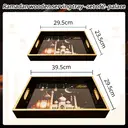 Lot de 2 plateaux de service en bois pour le Ramadan - Palais image 1