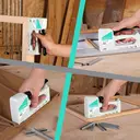 HAUSHOF Pistolet agrafeuse type 53 en plastique ABS avec extracteur d'agrafes et 800 agrafes de 8 mm pour bois, tissu, meubles et tapisserie image 6