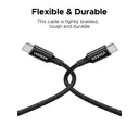 UGREEN câble tressé USB 2.0 100 W noir-2 m image 3