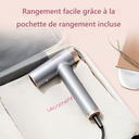 Lecomely Sèche-cheveux haute vitesse, puissant et léger, 2 vitesses et 4 réglages de température, conception ergonomique, bouton air froid, diffuseur et concentrateur image 9