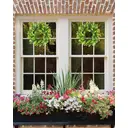 11 Inch Artificial Boxwood Small Wreath -2pcs image 5