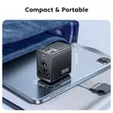 toocki Universal Travel Adapter 30W PD Fast Charger Adapter – International Power Adapter with 1 USB-A & 2 USB-C Ports – Plug Adapter for EU, UK, US, AUS image 6