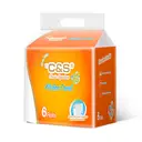 C&S Papier essuie-tout absorbant graisse et eau, 2 épaisseurs - Lot de 6 rouleaux de 65 feuilles image 1