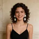 Boucles d'oreilles pendantes VoxorAI argentées, inspirées de Chanel, en forme de larme française et perles, puces d'oreilles, pour toutes les saisons image 7