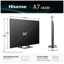 Hisense 55A79Q slimme tv 55 cm QLED 4K 60 Hz 2025 image 1