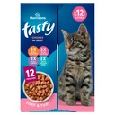 Morrisons Tasty Surf & Turf Chunks in Jelly Kitten Up to 12 Months 12 X 100g image 2