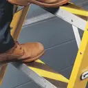 TAPEBEAR Safety Tape, 2inch x 60feet, Black/Yellow, anti-Slip Adhesive Tape for indoor Outdoor Steps Stairs,
Waterproof, Strong Grip, Compatible with Plastic, Wood, Ceramic, Glass, Metal image 6