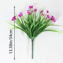 Yuejia 4P CS 13.39in/34cmArtificial Spring Grass, Camellia, Starry Sky, Simulated Home Decor, Simulated Flower Decoration(Red lotus color) image 1