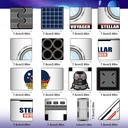 XINQIYUAN Qiyuan Jouet Éducatif Pièces de Construction Magnétiques Thème Espace 7.5cm 120pièces [Mélange aléatoire – Couleurs issues uniquement de la photo principale] image 2