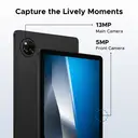 DOOGEE Tab A9+ Android Tablet， 11 inch， Gemini AI， 8，580 mAh， Octa-Core， 20GB RAM + 64GB ROM， 2TB Expandable， 13MP+5MP Camera， Widevine L1， Face ID， BT 5.0， 5G Wi-Fi， GPS， FM， OTG， Black image 6