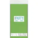 Unique Plastic Table Cover, Green, 1.37 x 2.74m image 1