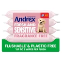 Andrex Fresh & Sensitive Hygiene Wipes Multipack (4 x 30 sheets) image 1