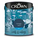 Crown Matt Emulsion Midnight Navy 2.5L image 1