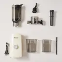 BEAR 80mm Weitmund-Slow-Juicer – 1L große Kapazität, 99,5% Saftausbeute, ganzes Obst einwerfen, Reinigung durch einfaches Spülen, antioxidativer leiser Quetsch-Saftextraktor image 1