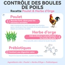 PINK+CARE Friandises saveur poulet & herbe d’orge sans additifs, sans céréales et sans soja pour chats – 20 × 15 g  image 3