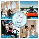 SUNKISS TrustPlus Bathing Wipes with Aloe, Extra Thick 8"x12" Body Cleansing Wipes for Adults Sensitive Skin, Camping, Travelling, Gym, Caring, 40 Count image 4