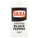 Saxa Ground Black Pepper 25g image 1